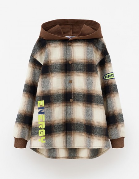 Рубашка с капюшоном для мальчика