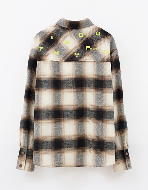 Рубашка в клетку для девочки