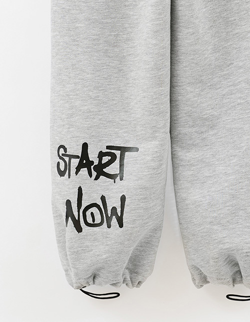 Брюки оттенка серый-меланж для девочки