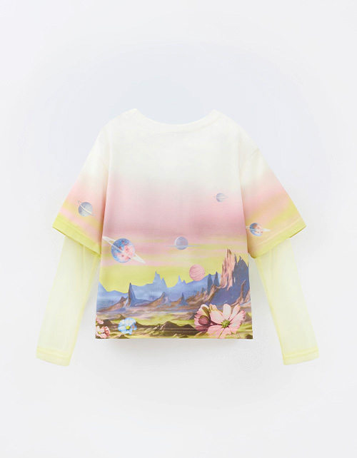 Стильный лонгслив для девочки