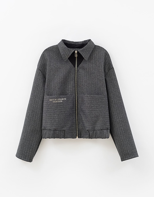 Серый жакет для девочки