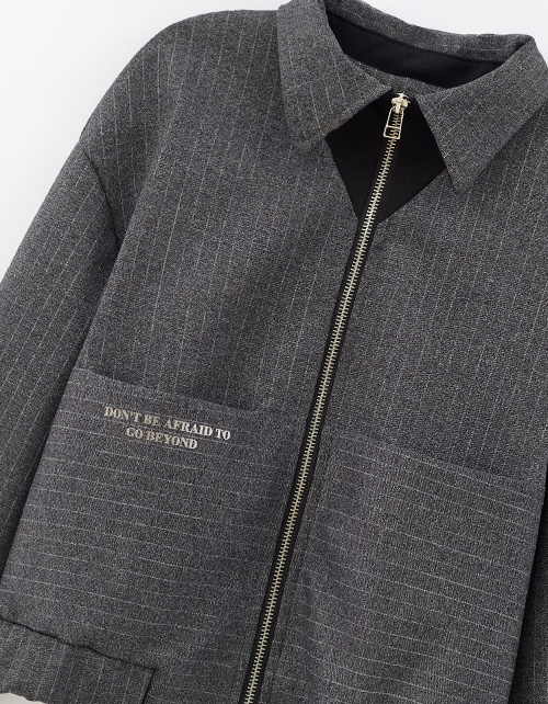 Серый жакет для девочки