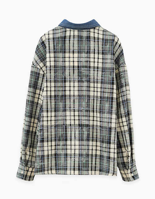 Рубашка в клетку для девочки