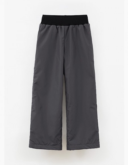 Графитовые брюки на флисе для мальчика