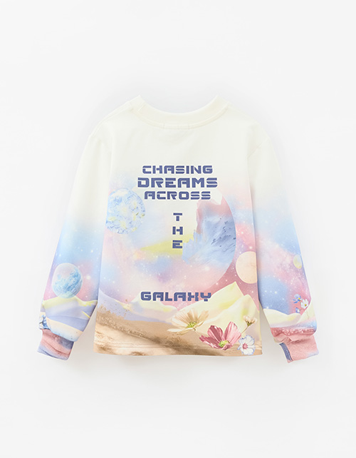 Дизайнерский свитшот для девочки