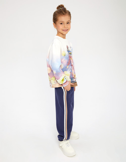 Дизайнерский свитшот для девочки