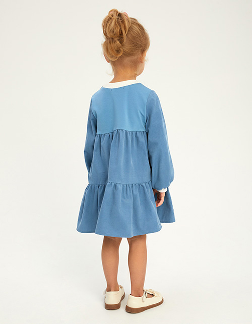 Авторское платье из вельвета для девочки