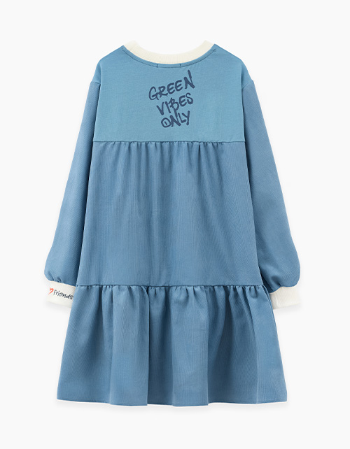 Авторское платье из вельвета для девочки