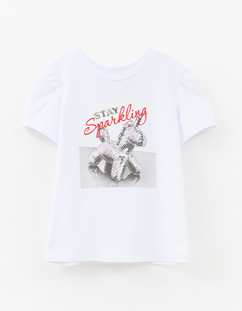 Белая футболка для девочки Белая футболка для девочки