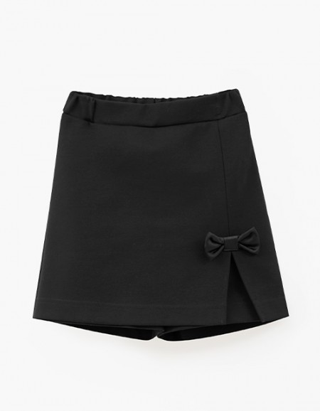 Чёрная юбка-шорты для девочки