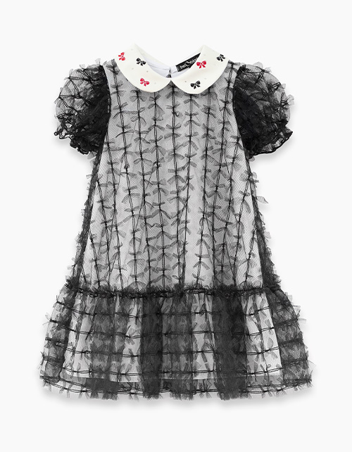 Чёрное платье для девочки Чёрное платье для девочки