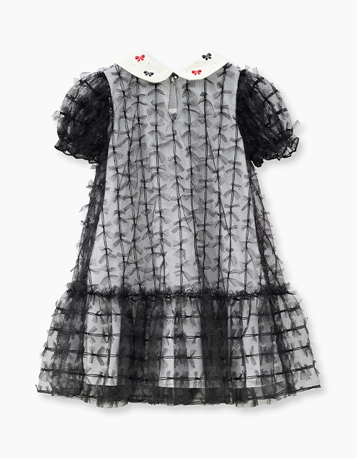 Чёрное платье для девочки Чёрное платье для девочки