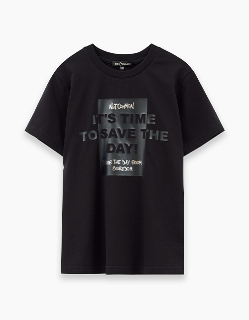 Чёрная футболка для мальчика Чёрная футболка для мальчика