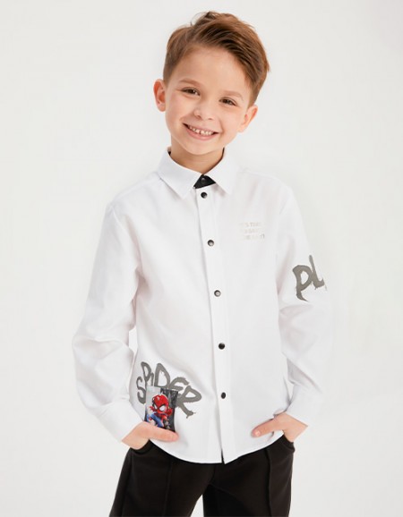 Белая рубашка для мальчика