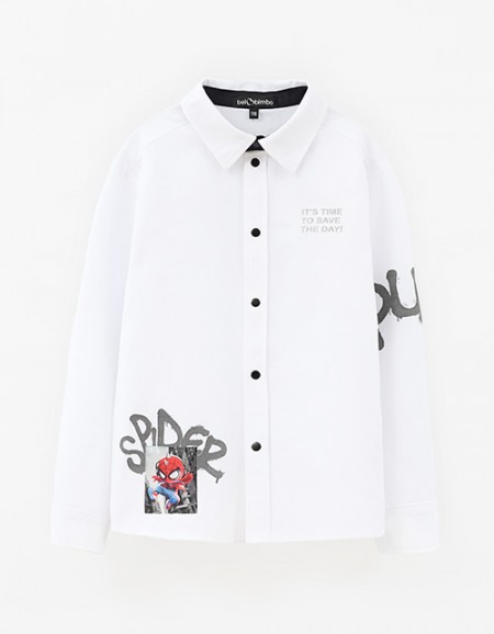 Белая рубашка для мальчика Белая рубашка для мальчика