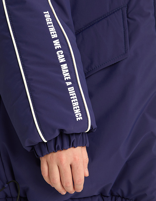 Зимняя двухсторонняя куртка для девочки