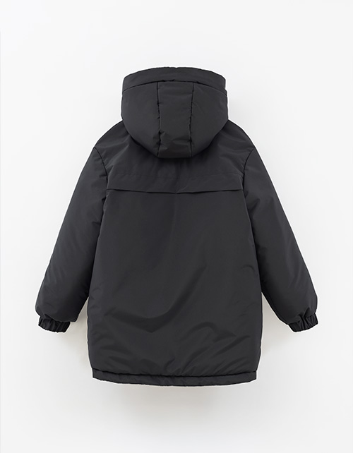 Чёрная зимняя куртка для мальчика