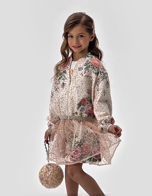 Жакет-бомбер для девочки