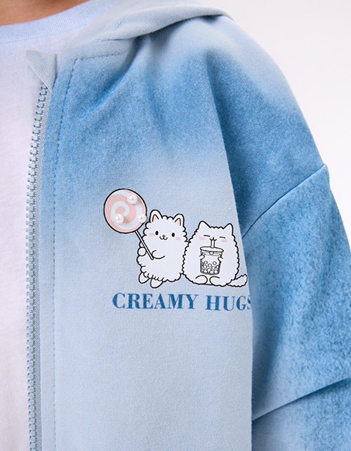 Уютное зип-худи для девочки