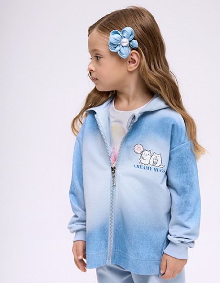 Уютное зип-худи для девочки
