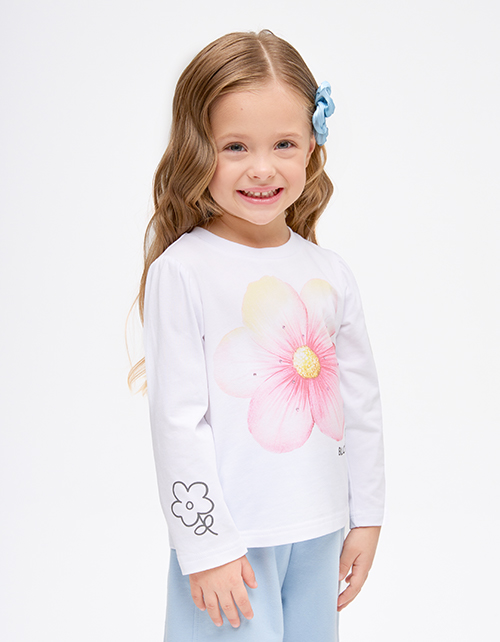 Лонгслив для девочки Лонгслив для девочки