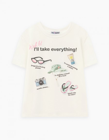 Дизайнерская футболка для девочки