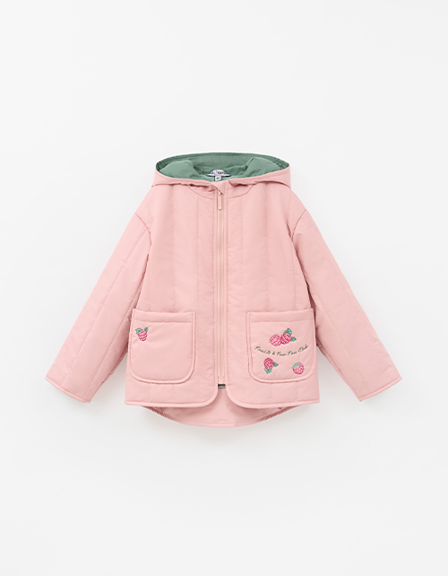 Весенняя стёганая куртка для девочки