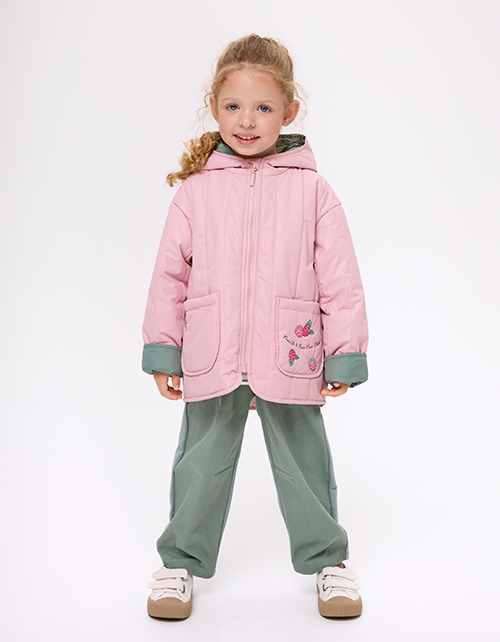 Весенняя стёганая куртка для девочки