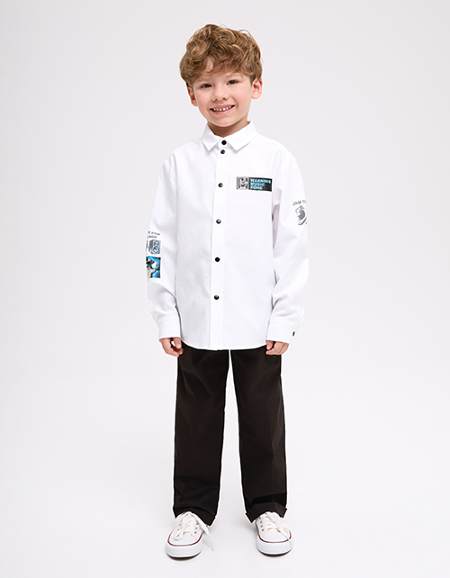 Чёрные брюки для мальчика