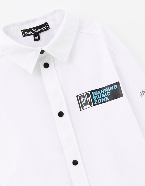 Белая рубашка для мальчика