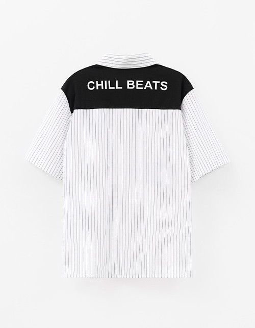 Стильная рубашка в полоску для мальчика Стильная рубашка в полоску для мальчика