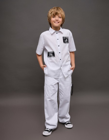 Белые брюки для мальчика