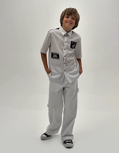 Белые брюки для мальчика