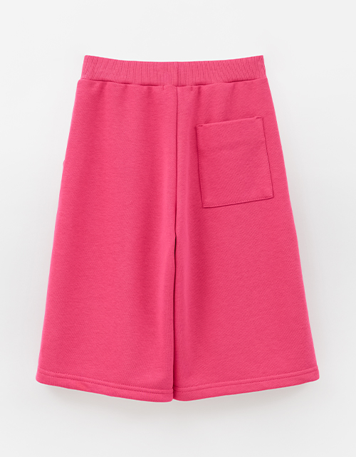 Яркие бермуды в оттенке фуксии для девочки