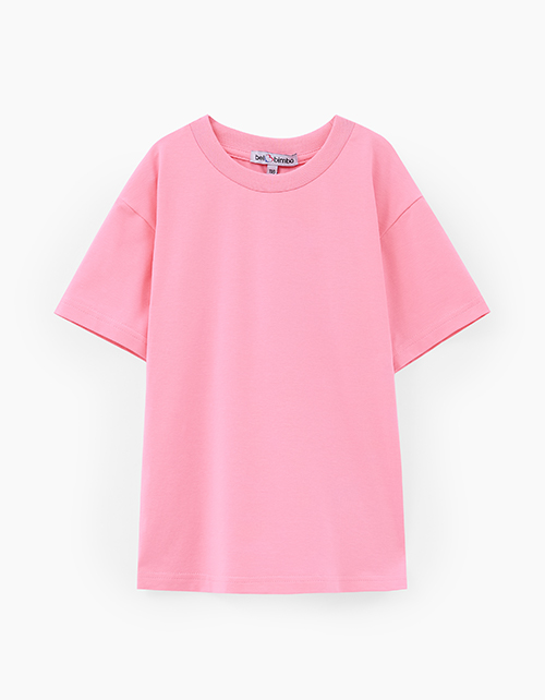 Розовая футболка