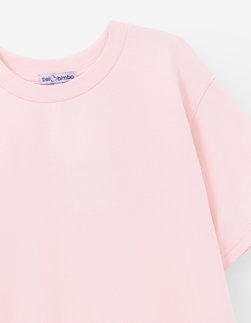 Футболка в оттенке розовой пудры