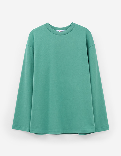 Тёмно-зелёный лонгслив Тёмно-зелёный лонгслив