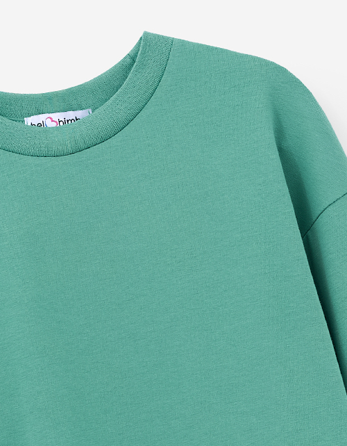 Тёмно-зелёный лонгслив Тёмно-зелёный лонгслив