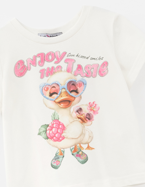 Молочная футболка для девочки Молочная футболка для девочки