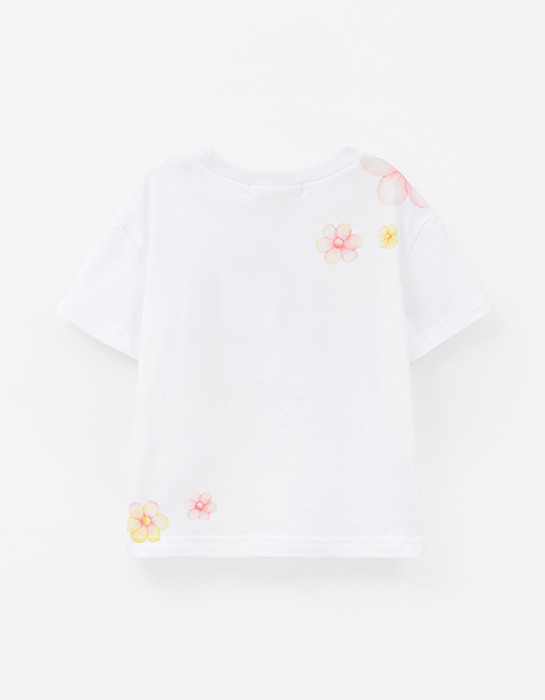 Белая футболка для девочки