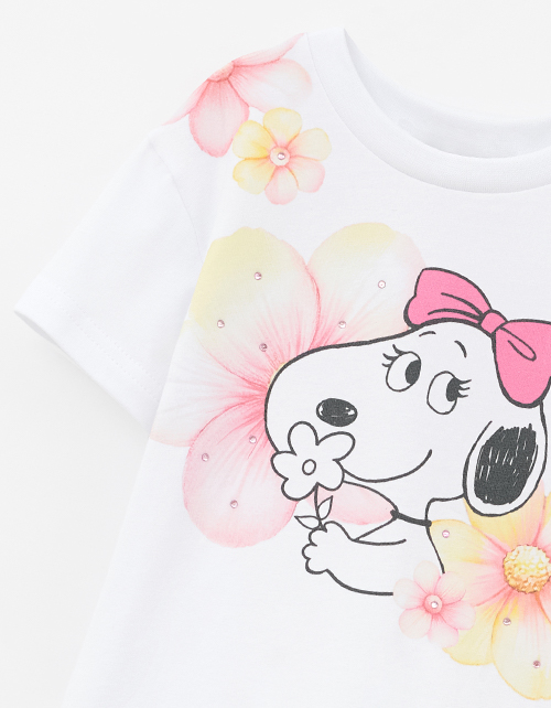 Белая футболка для девочки