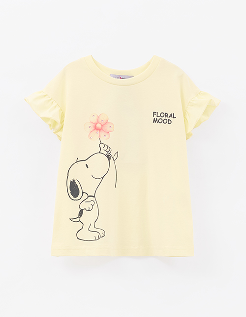 Светло-жёлтая футболка для девочки Светло-жёлтая футболка для девочки