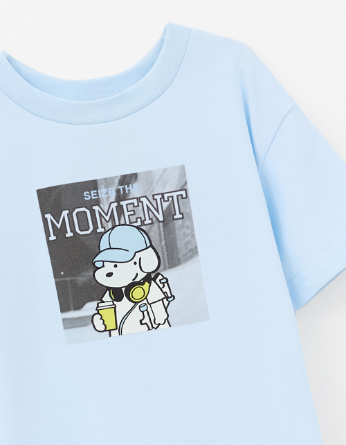 Голубая футболка для мальчика