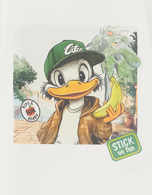 Молочная футболка для мальчика Молочная футболка для мальчика