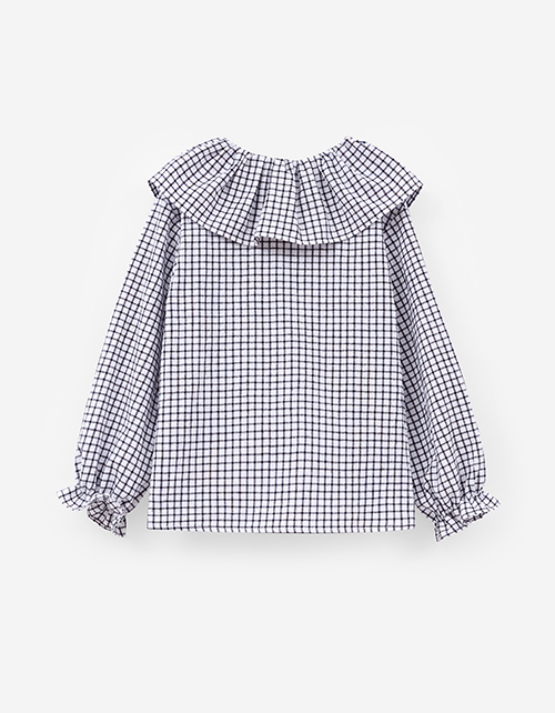 Блузка в клетку для девочки