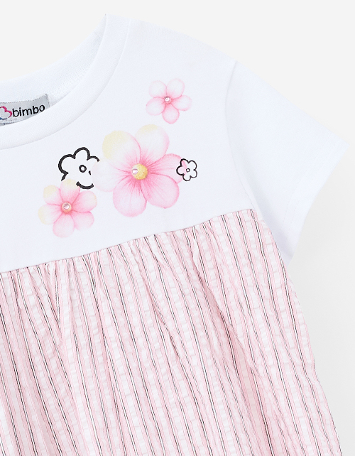 Платье в полоску для девочки Платье в полоску для девочки