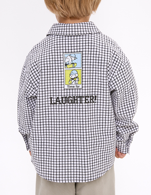 Рубашка в клетку для мальчика