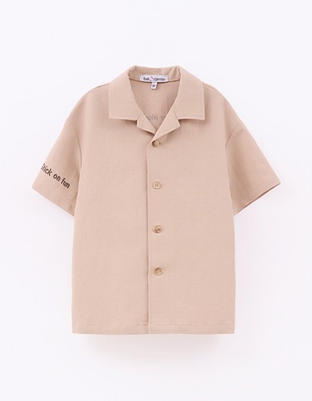 Льняная рубашка для мальчика Льняная рубашка для мальчика