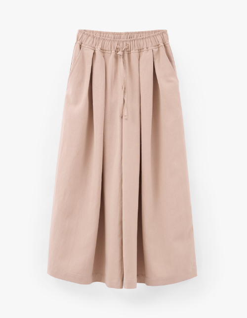 Льняные укороченные кюлоты для девочки