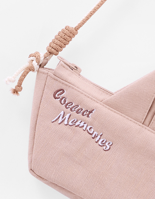 Авторская льняная сумка для девочки